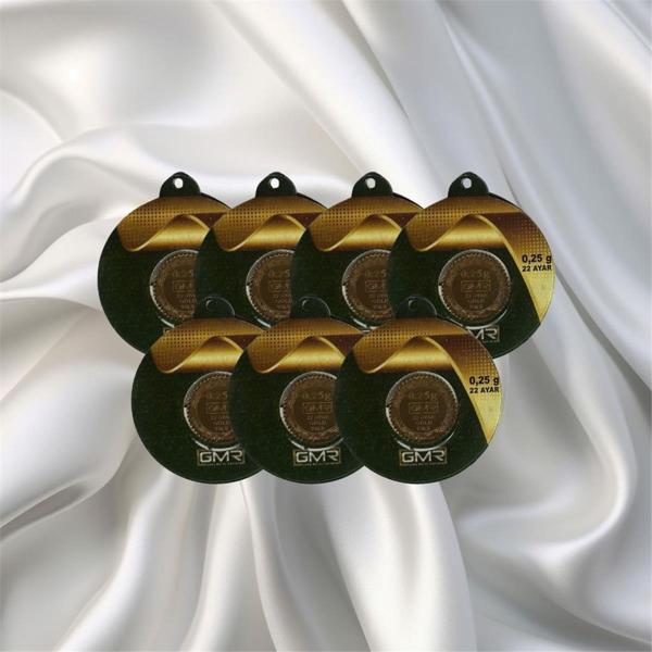 7 Adet 0.25 Gr 22 Ayar Gmr Gram Altın - Image 1