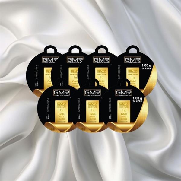 7 Adet 1 Gr 24 Ayar Gmr Gram Altın - Image 1