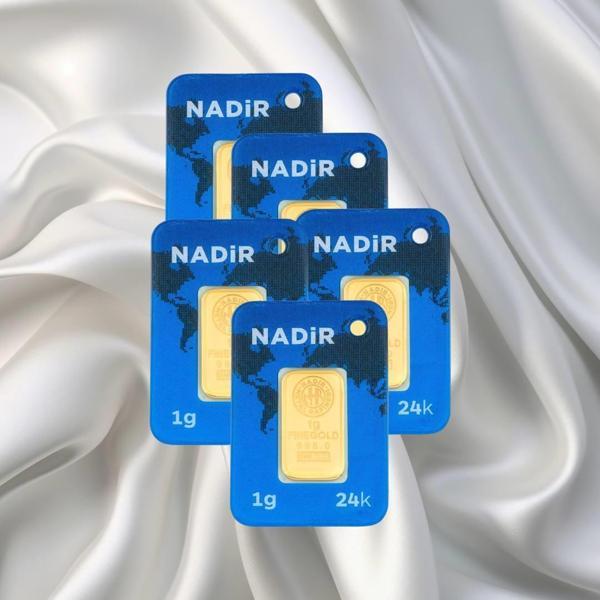5 ADET 1 GR 24 AYAR NADİR GRAM ALTIN - Image 1