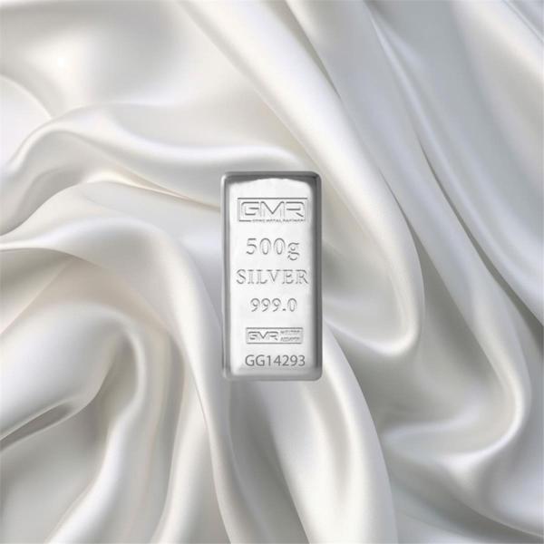 500 Gr Gmr Gümüş Külçe - Image 1