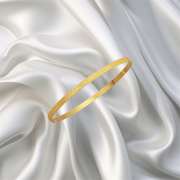 22 Ayar Simli Kibrit Çöpü Bilezik - Image 1