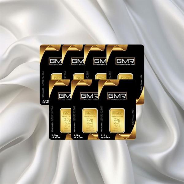 7 Adet 2.5 Gr 24 Ayar Gmr Gram Altın - Image 1