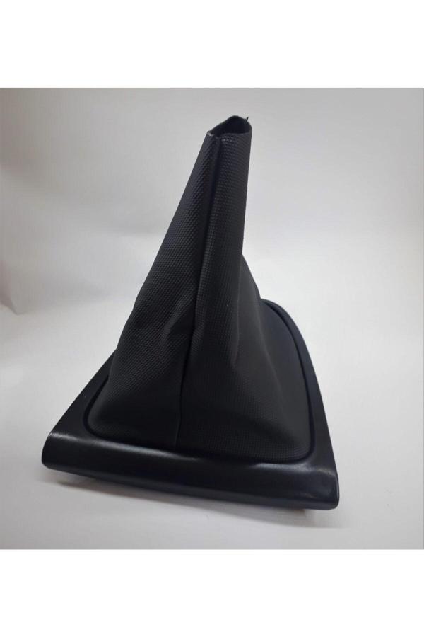 Renault Clio 4 2012 Sonrası Renault Clio 4 Vites Körüğü (Siyah Çerçeveli Siyah Deri & Siyah Dikiş) - Image 1