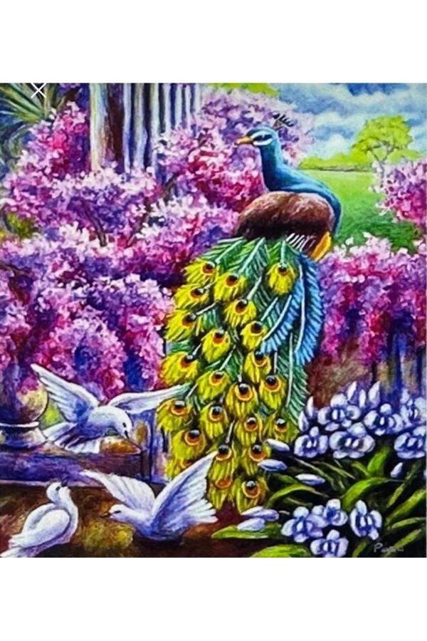 Trendhobievi Hı Stone 5D Elmas Boncuk Taş Işleme Mozaik Goblen Kit 50X40Cm - Image 1