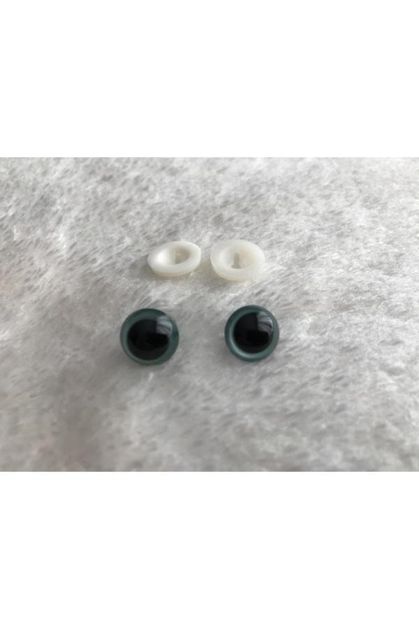 Trendhobievi Amigurumi Vidalı Renkli Göz - Turkuaz Mavisi - 12 Mm - Image 1