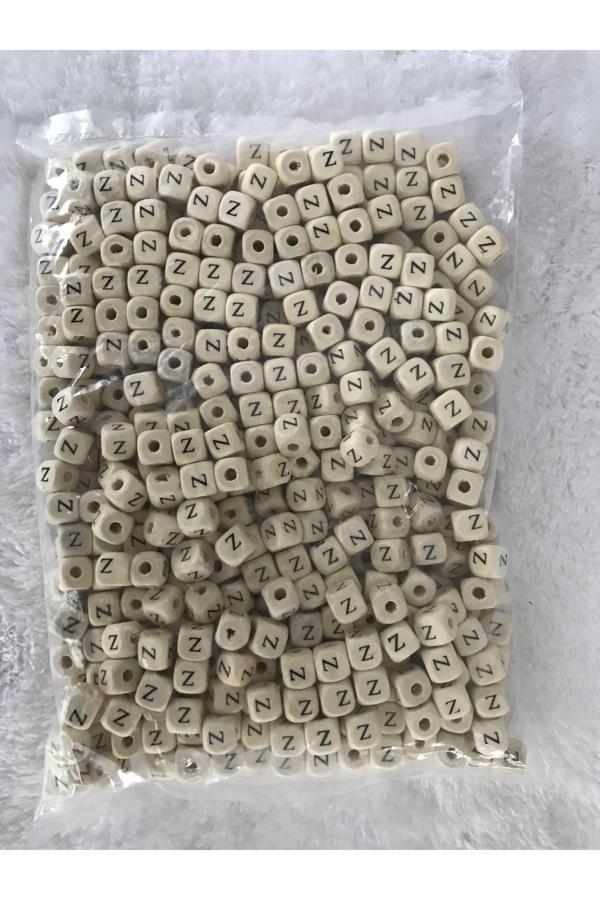 Trendhobievi İ Harfi Ahşap Boncuk ( 50 Adet ) - Image 1