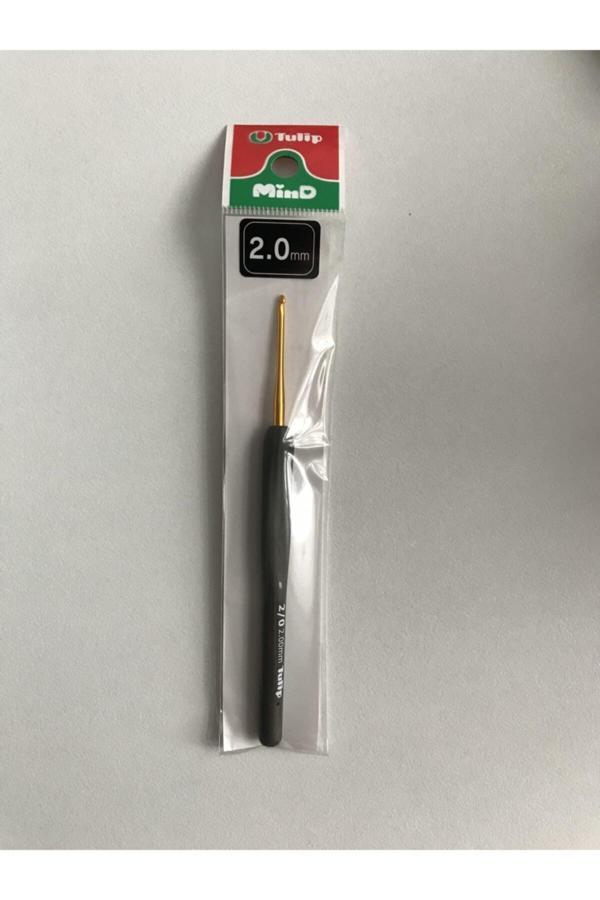 Tulip 2.0 Mm 14 Cm Siyah Yumuşak Saplı Yün Tığ - Image 1