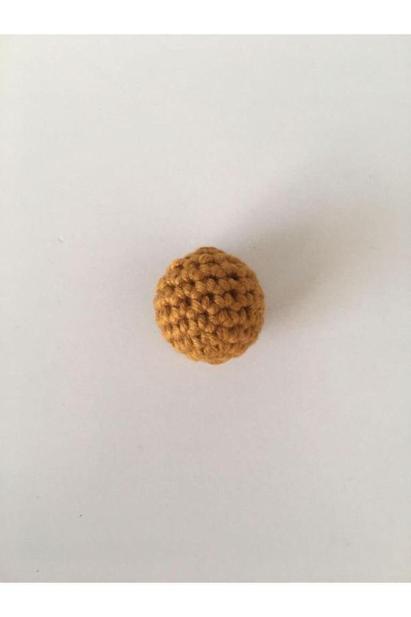 Trendhobievi Emzik Zinciri Için Örgü Boncuklar Tarçın ( 2 Adet ) - Image 1