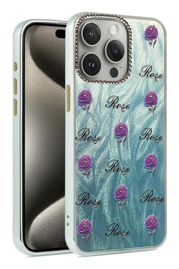 iPhone 15 Pro Max Kılıf Blade Aynalı Desenli Kapak - Desen 9-(5796) - Image 1