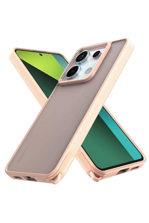 Xiaomi Redmi Note 13 Pro 5G Kılıf Elegant Kapak - Pudra-(5796) - Image 1