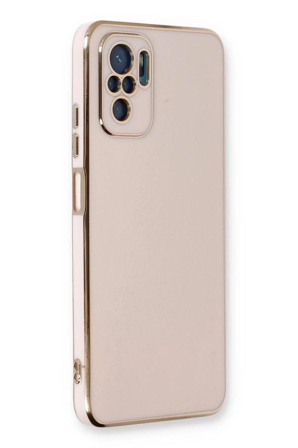 Xiaomi Redmi Note 10 Kılıf Volet Silikon - Pembe-(5796) - Image 1