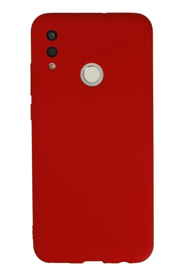 Huawei P Smart 2019 Kılıf Nano içi Kadife Silikon - Kırmızı-(5796) - Image 1