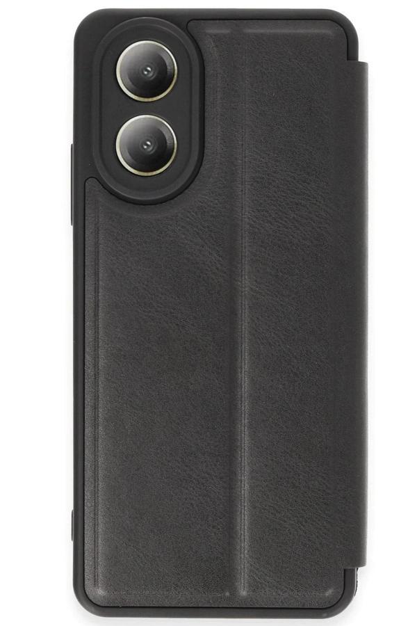 Oppo A38 Kılıf Flip Cover - Siyah-(5796) - Image 1