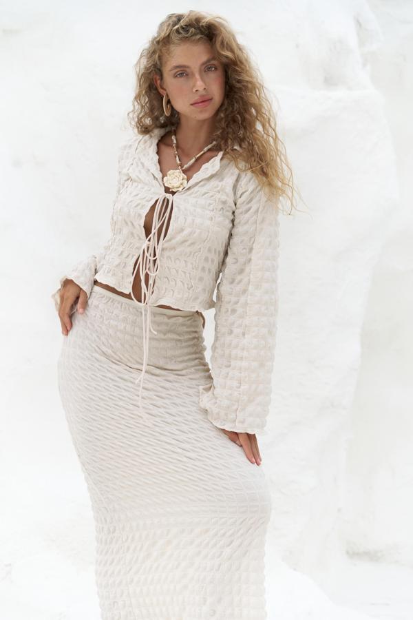 Rania Bej Gömlek Etek Takım - Image 1