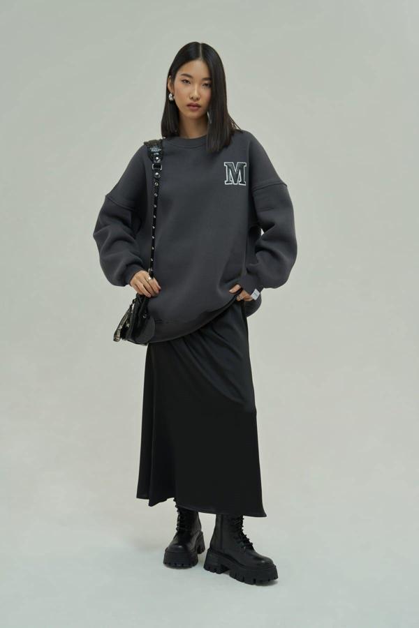 Venera Antrasit Oversize Sweatshirt - Image 1