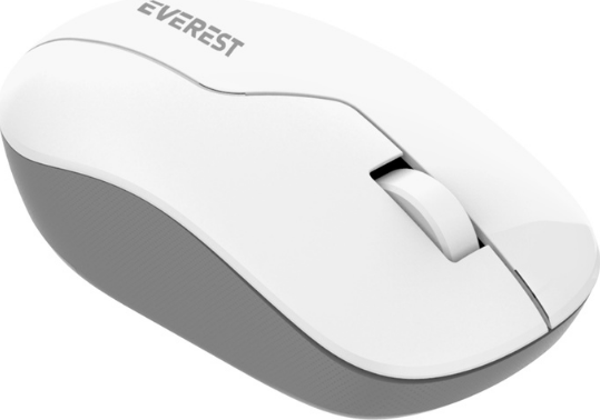 Everest SMW-973 Usb Beyaz/Gri 2.4Ghz Kablosuz Mouse - Image 1