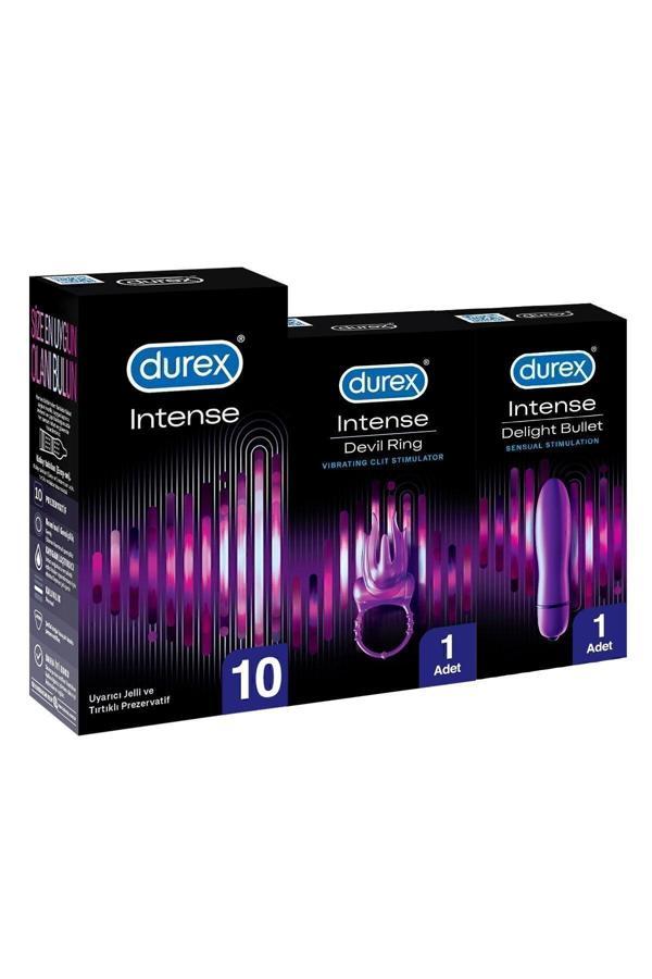 Durex Little Devil Titreşimli Halka + Intense Prezervatif 10'Lu - Image 1