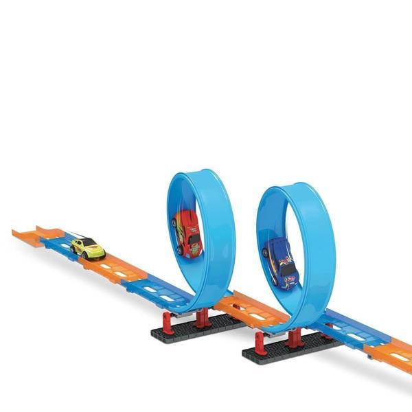 34 Parça Çek Bırak Araba Oyuncak Yarış Seti  - Image 1