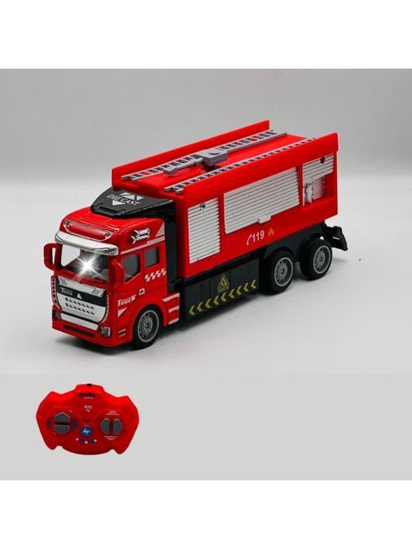 Pilli Kumandalı Oyuncak İtfaiye Kamyonu  - Image 1