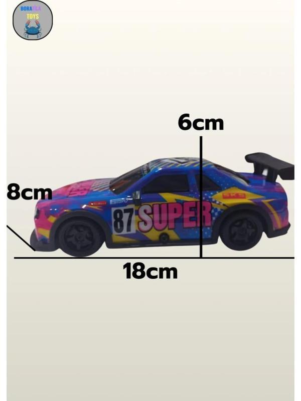 1:22 Ölçek Uzaktan Kumandalı 4x4 Drift Yapabilen Işıklı Sesli Oyuncak Yedek Tekerlekli GTR Araç  - Image 1