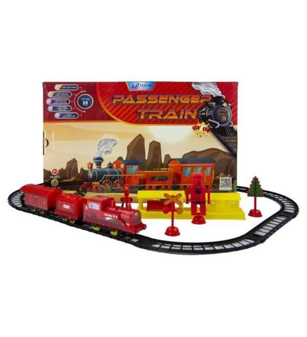 UJ Toys 26 Parçalı İstasyonlu Pilli Tren Seti UJ6105 - Image 1