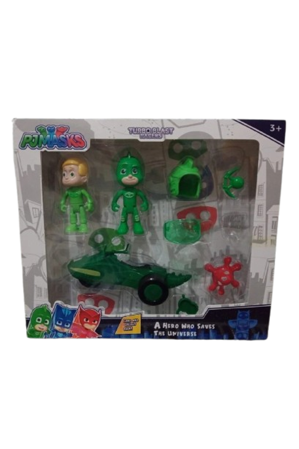 Pjmasks 7'li Figürler ve Aksesuarlar Oyun Seti  YEŞİL - Image 1