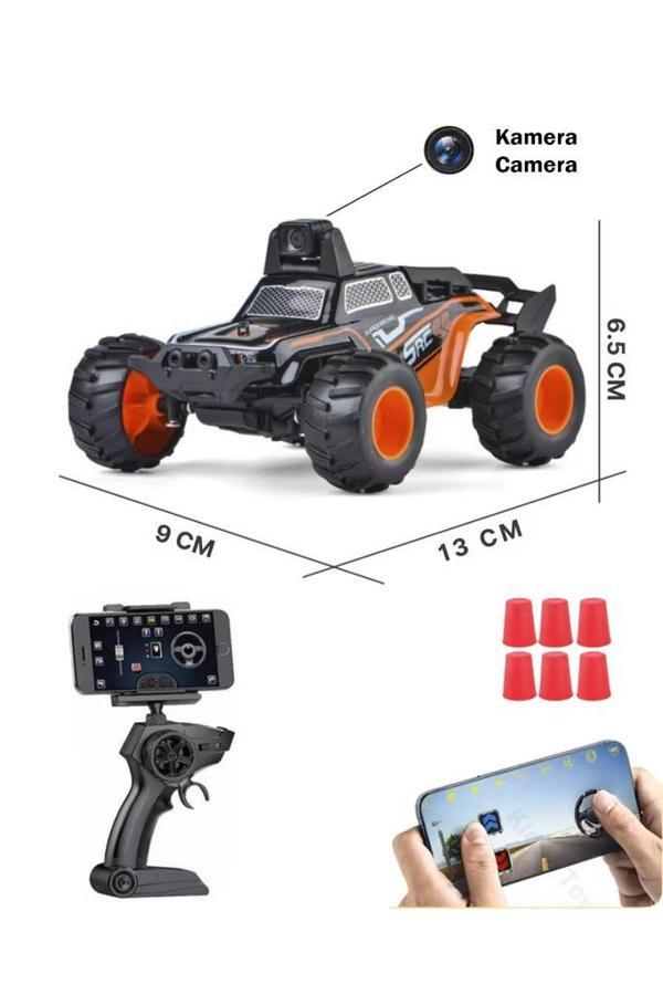 USB Şarjlı Casus Kameralı Oyuncak Off-Road Aracı  TURUNCU - Image 1