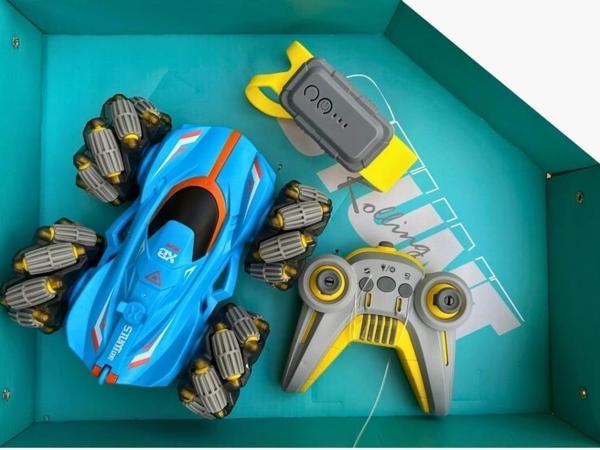 Duman Oyuncak Uzaktan Kumandalı El Kontrollü Duman Atan Araba (ITEM KOD : XB1178) MAVİ - Image 1