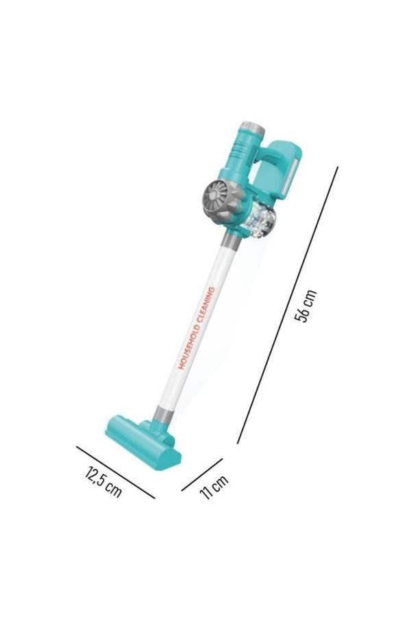 Pilli 6 Farklı Fonksiyonlu Dikey Oyuncak Süpürge  - Image 1