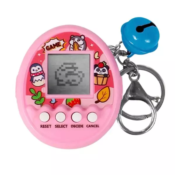 Yüksek Kaliteli Eğitici Sanal Bebek Anahtarlık PEMBE - Image 1