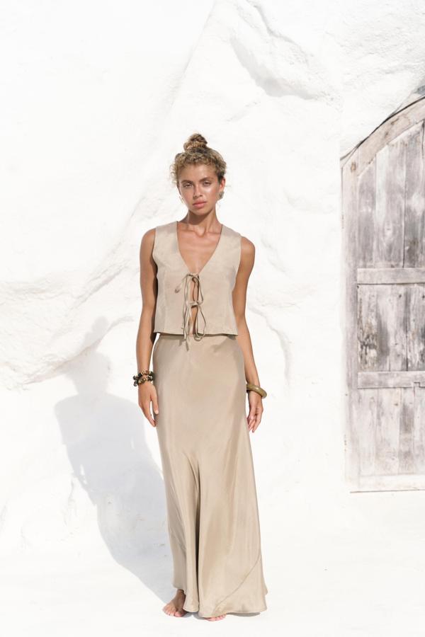 Katanya Taş Yelek Etek Takım - Image 1