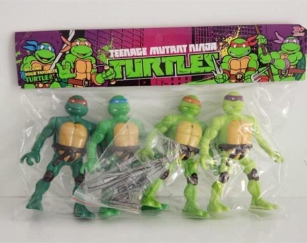 Hmz Ninja Kaplumbağalar Işıklı 4 Lü Set - Image 1