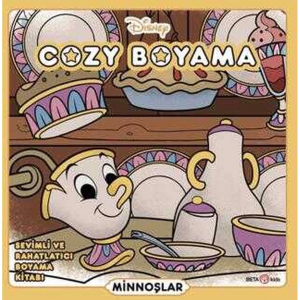 Disney Cozy Sevimli ve Rahatlatıcı Boyama Kitabı Minnoşlar - Image 1