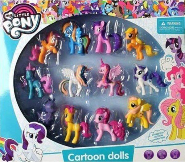 My Lıttle Pony Pony Oyuncak 12 Li Set - Image 1