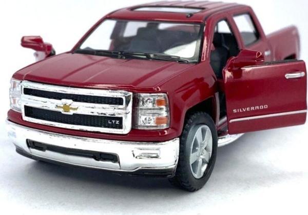 Kinsmart 2014 Chevrolet Silverado Çek Bırak 5inch. 1:46 Lisanslı Model Araba, Oyuncak Araba - Image 1
