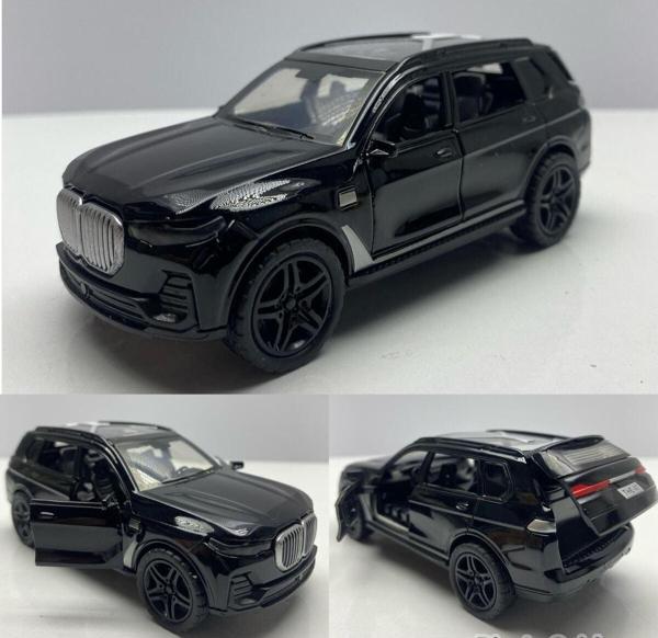 Hepsilazım Diecast, Metal Oyuncak Araba Bmw X7 Jip 12.5 Cm Çek Bırak Model Araba Bagaj Açılır - Image 1