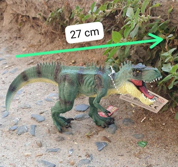 Hepsilazım Dinazor Trex Kırılmaz Oyuncak 27 Cm Ağız Hareketli Dinozor Gerçek İnce Detay - Image 1