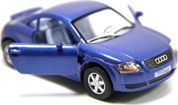 Kinsmart Audi Tt Coupe Mavi 1:32 Metal Çek Bırak Araba (Kinsmart) / - Image 1