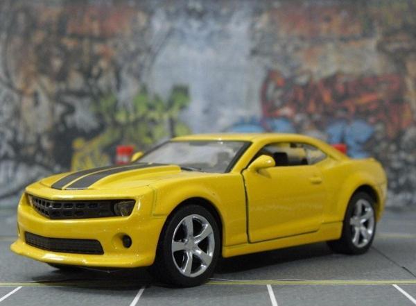 Koleksiyon Araba Diecast Camaro Metal Çek Bırak Model Oyuncak Araba - Image 1