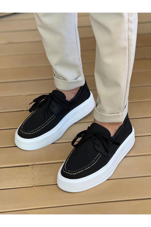 CH2602 - Triko Erkek Ayakkabı SIYAH - Image 1