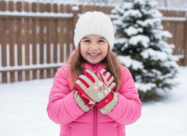 KİTTİ 421-11 4-7 YAŞ KAR KAYAK ELDİVENİ - Image 1