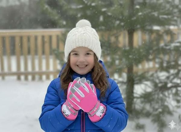 KİTTİ 421-12 4-7 YAŞ KAR KAYAK ELDİVENİ - Image 1