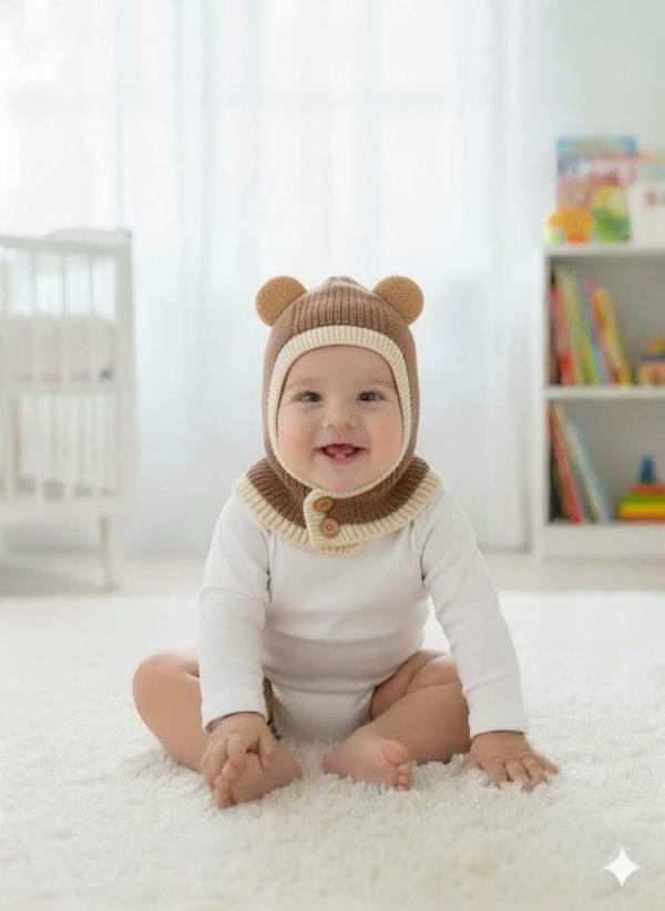 KİTTİ 25480-02 DÜĞMELİ BOYUNLUK TRİKO BERE - Image 1