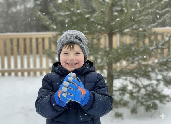 KİTTİ 421-14 4-7 YAŞ KAR KAYAK ELDİVENİ - Image 1