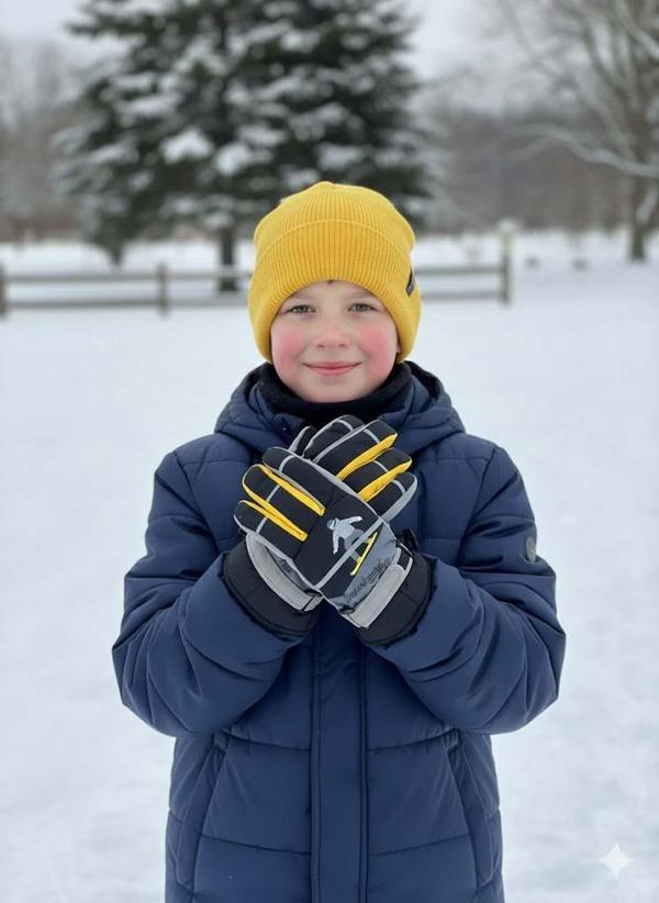 KİTTİ 422-13 9-14 YAŞ KAR KAYAK ELDİVENİ - Image 1