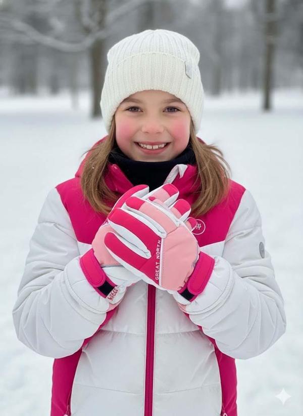 KİTTİ 422-14 9-14 YAŞ KAR KAYAK ELDİVENİ - Image 1