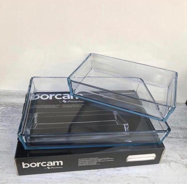 Paşabahçe Dikdörtgen Premium 2 Li Borcam Set (BÜYÜK-KÜÇÜK) 075oa 59324-59334 - Image 1