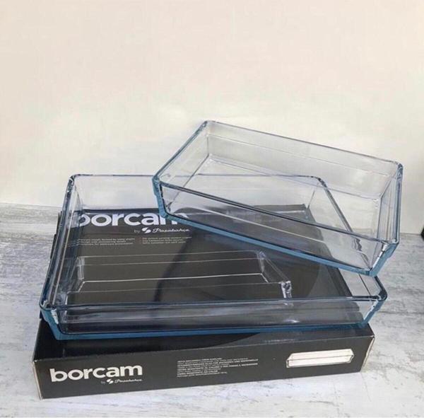 Paşabahçe Dikdörtgen Premium 2 Li Borcam Set (BÜYÜK-KÜÇÜK) Fma05050 Fma05209 059oa 060oa - Image 1