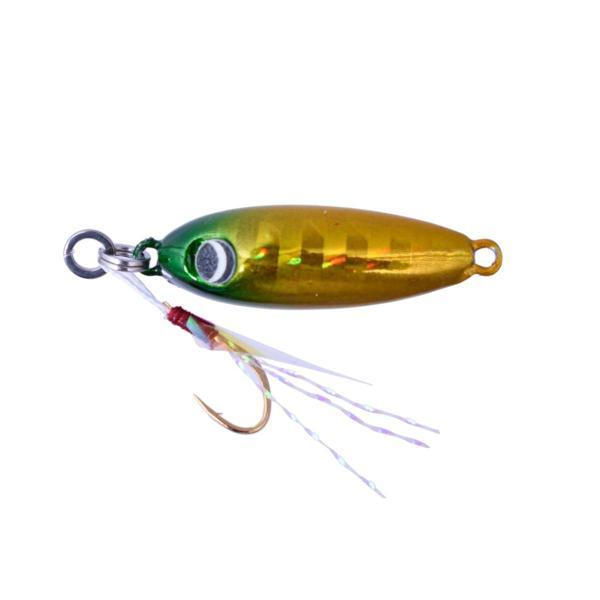 Major Craft Nano Aji Metal 3.0gr 19mm #04 Green Gold UV - Image 1