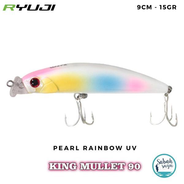Ryuji King Mullet 90F 9cm 15gr Pearl Rainbow UV - Image 1